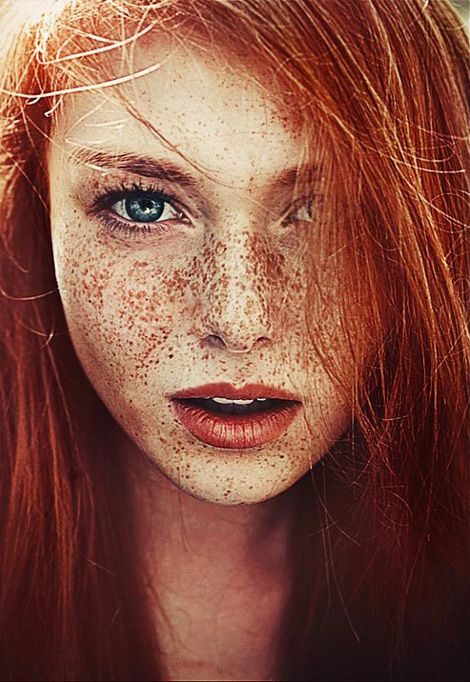Sexy redhead freckles Teen femdom art